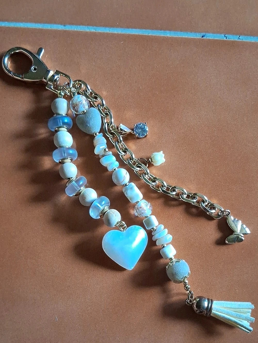 Beaded purse Charm